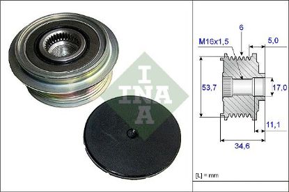 Alternator Freewheel Clutch VOLVO - 30667295