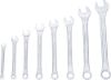Spanner Set, ring/open ended 8-piece Combination Spanner Set, 6-19 mm