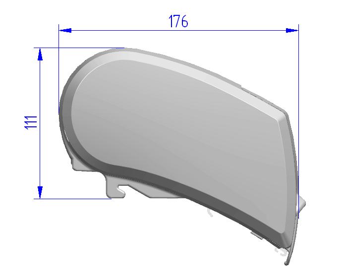Camping Awning 9200 4,00x3,00m Mystic Gray/valge korpus