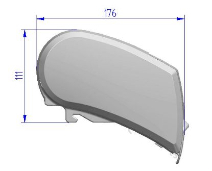 Camping Awning 9200 4,00x3,00m Mystic Gray/valge korpus