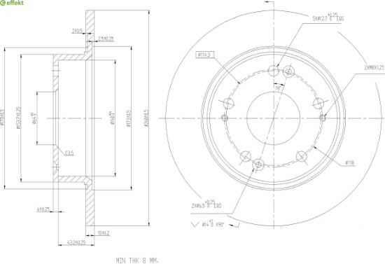 Brake Disc HONDA - 42510-SEA-E00