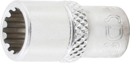 Socket Wrench Insert 1/4" Socket "Gear Lock", 8 mm