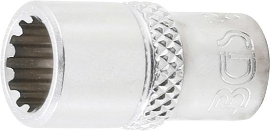 Socket Wrench Insert 1/4" Socket "Gear Lock", 8 mm