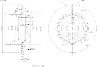 Brake Disc BMW - 34 21 6 775 287