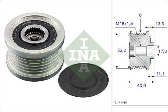 Alternator Freewheel Clutch NISSAN - 23151-6N20A