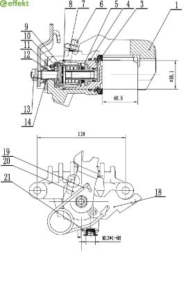 Brake Caliper VAG - 8E0 615 423