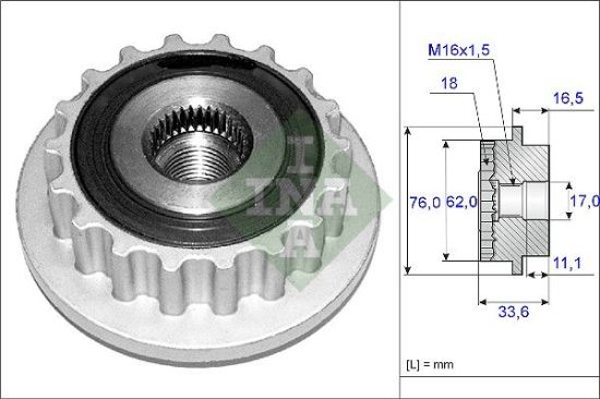 Alternator Freewheel Clutch VAG - 07Z 903 021 B