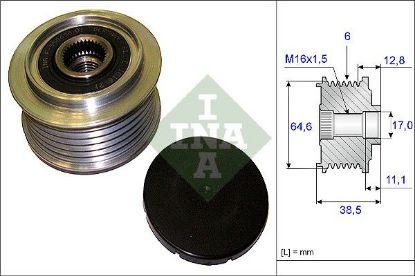 Alternator Freewheel Clutch AUDI