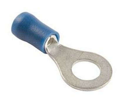Terminal, electric universal parts rõngas M5 (5.3mm) sinine