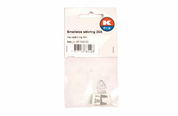 Fuse 25A 32V 2tk