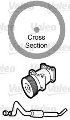 Gasket, coolant pipe AUDI, MERCEDES, VOLKSWAGEN