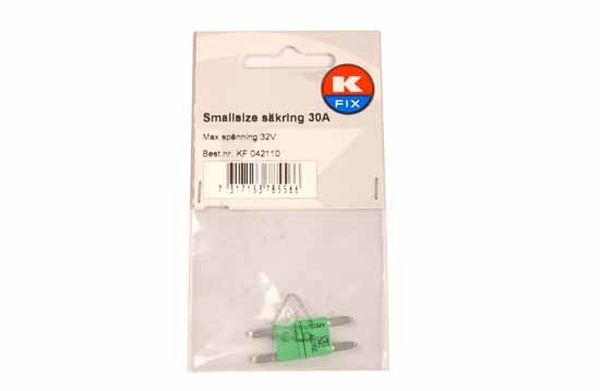 Fuse 30A 32V 2tk