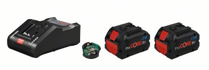 Electrical Tool Set (rechargeable) GBA 18V 2x8.0Ah ProCORE18V + GAL 18V-160 C, como