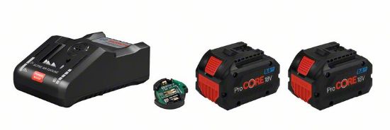 Electrical Tool Set (rechargeable) GBA 18V 2x8.0Ah ProCORE18V + GAL 18V-160 C, como
