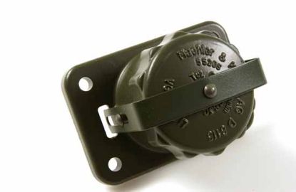 Socket NATO 2 PIN Olive IP54, 300A, 50mm2
