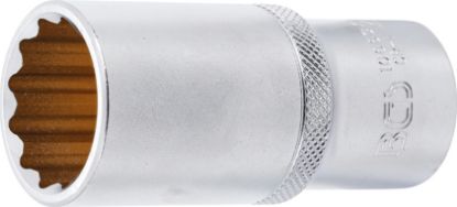 Socket Wrench Insert Socket, 12-point, deep: 12.5 mm (1/2") : 26 mm