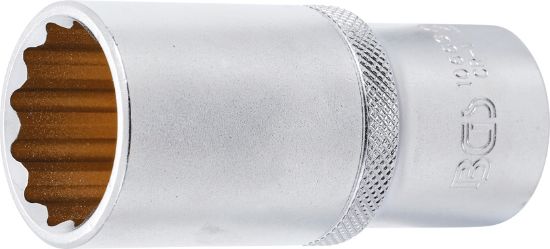 Socket Wrench Insert Socket, 12-point, deep: 12.5 mm (1/2") : 26 mm
