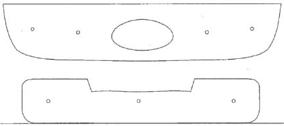 Trim/Protection Strip, radiator grille Kia Sportage 2007-2010