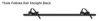 Extension Set, trailer hitch bike carrier Fatbike Rail Straight, black