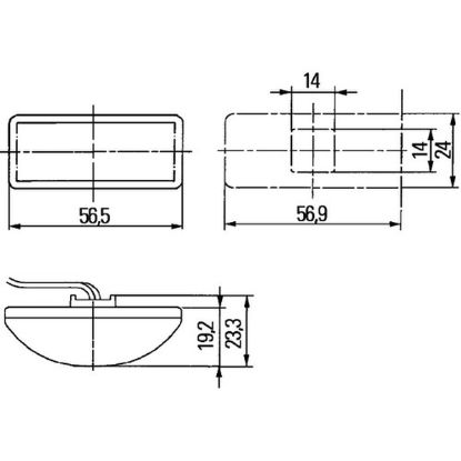 Auxiliary Direction Indicator HYMER - 1268097 - E1 1423