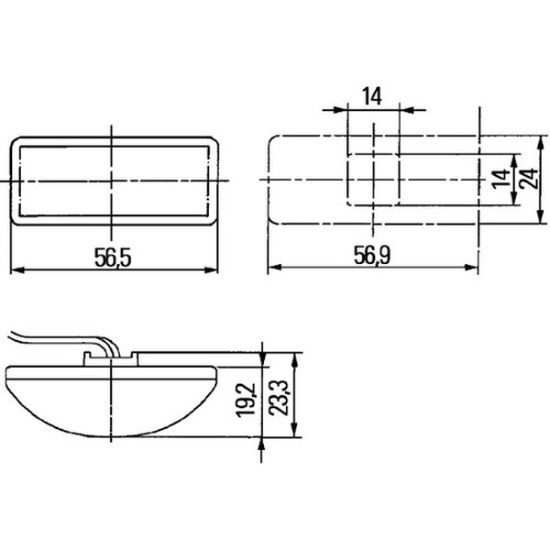 Auxiliary Direction Indicator HYMER - 1268097 - E1 1423