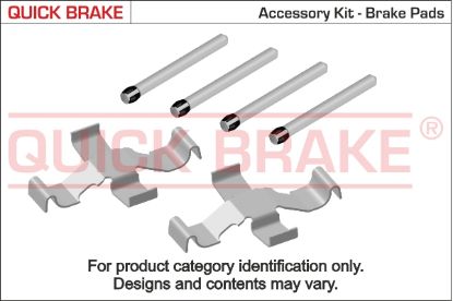 Accessory Kit, disc brake pad FORD, KIA, OPEL, VAUXHALL
