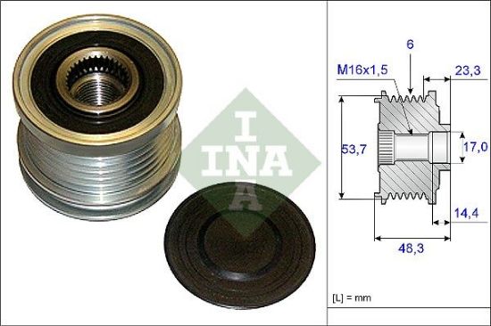 Alternator Freewheel Clutch Opel,Saab