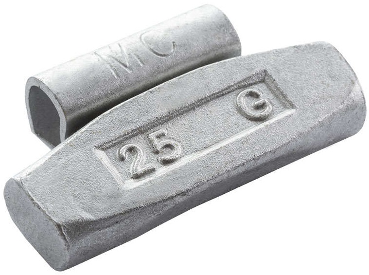 Balance Weight Valuveljele Fe - Zn kattega 25g 100tk