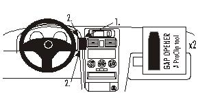Trim Frame OPEL ASTRA 98-