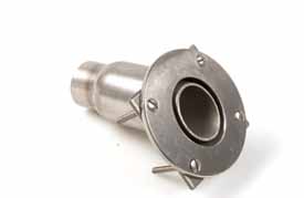 Exhaust hull fitting, pre-heater läbiviik 22mm sile nurga all
