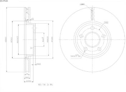 Brake Disc FORD - 1 500 159