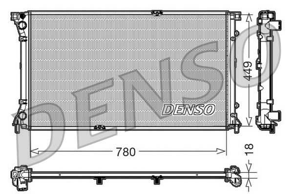 Radiator, engine cooling RENAULT Trafic V 2.5 DCi Radiator, engine cooling RENAULT Trafic V 2.5 DCi