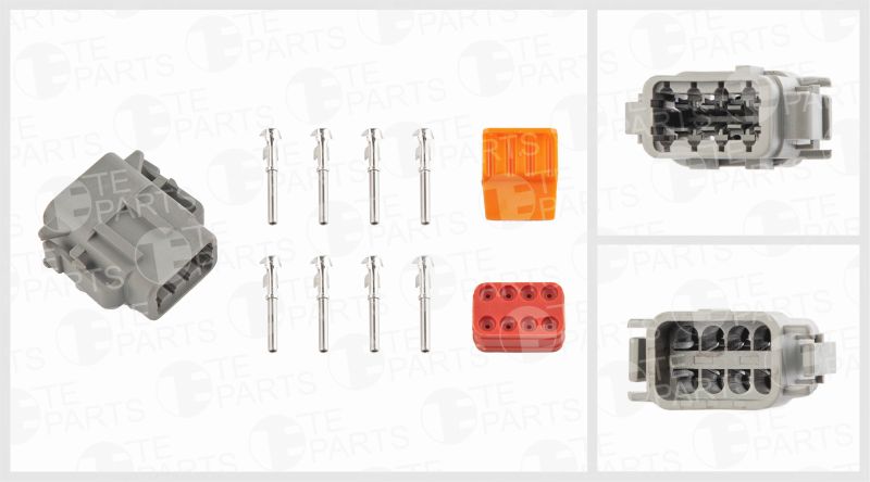 Cable Connector Kit 8 PIN komplekt DEUTSCH: DTM06-8S