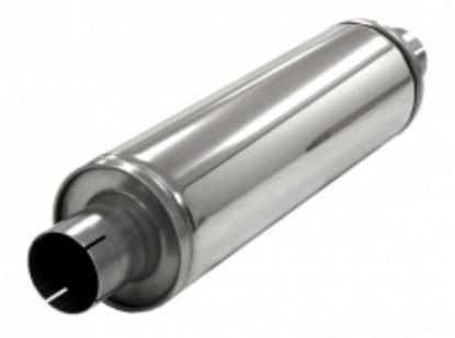 Centre/Rear Muffler Pütt slim 2,5" RV ümmargune 125mm L=420mm