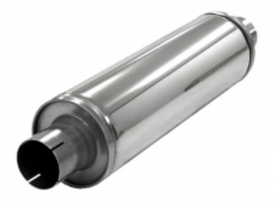 Centre/Rear Muffler Pütt slim 2,5" RV ümmargune 125mm L=420mm