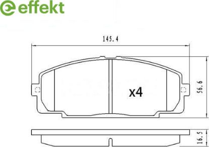 Brake Pad Set, disc brake Toyota Brake Pad Set, disc brake Toyota