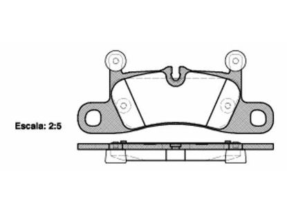 Brake Pad Set, disc brake VAG - 7P0 698 451