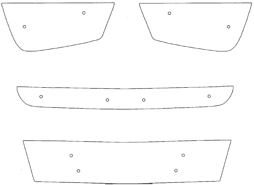 Trim/Protection Strip, radiator grille Renault Trafic 2010-2014