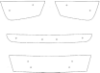 Trim/Protection Strip, radiator grille Renault Trafic 2010-2014