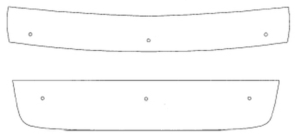 Trim/Protection Strip, radiator grille Peugeot Expert 2008-2012