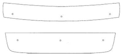 Trim/Protection Strip, radiator grille Peugeot Expert 2008-2012