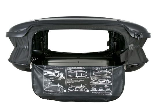 Roof Box (141x89x26/52cm; 500L), Black Matt