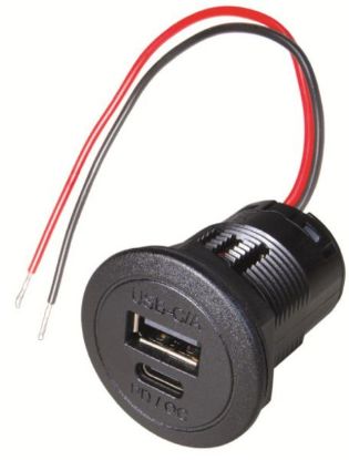 Socket USB A + C, süsvispaigaldusega max 30W Socket USB A + C, süsvispaigaldusega max 30W