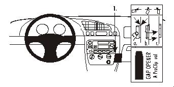 Trim Frame Ford Fiesta 96-02/Puma 02-03 Trim Frame Ford Fiesta 96-02/Puma 02-03
