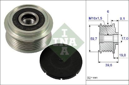Alternator Freewheel Clutch GENERAL MOTORS - 93175799