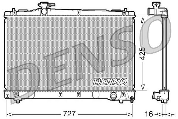 Radiator, engine cooling TOYOTA Avensis Verso 2.0 i A