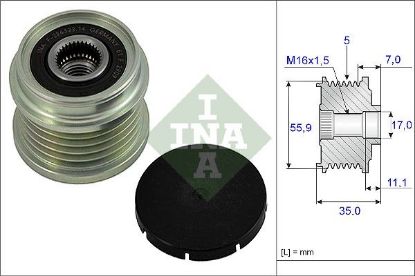 Alternator Freewheel Clutch Audi, VW, Skoda