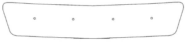Trim/Protection Strip, radiator grille MB Vito 1996-2003