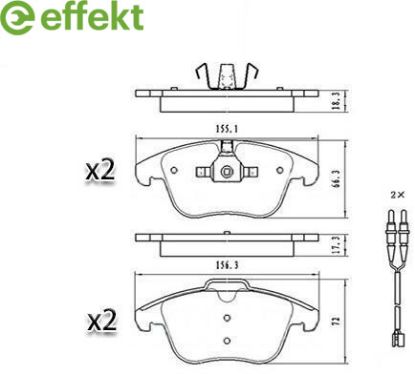 Brake Pad Set, disc brake PSA