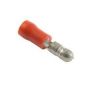 Terminal, electric universal parts ümarpistik 4mm punane 10tk